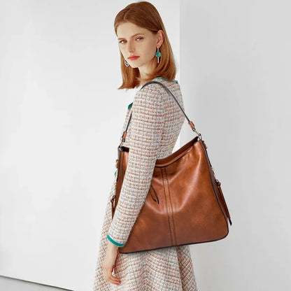 Bolso de Cuero Cruzado